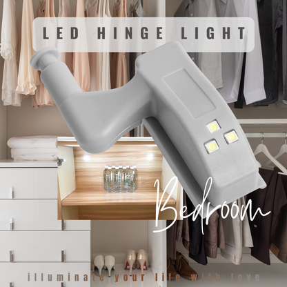 Pack LED Hinge Light for cabinets, closets, and wardrobes (4 Units)