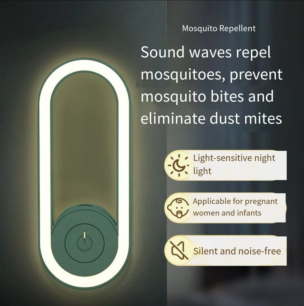 Smart LED Night Ultrasonic Insect Killer & Bug Zapper