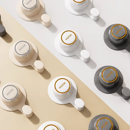 Modern Minimalist Suction Hooks 4 Pcs