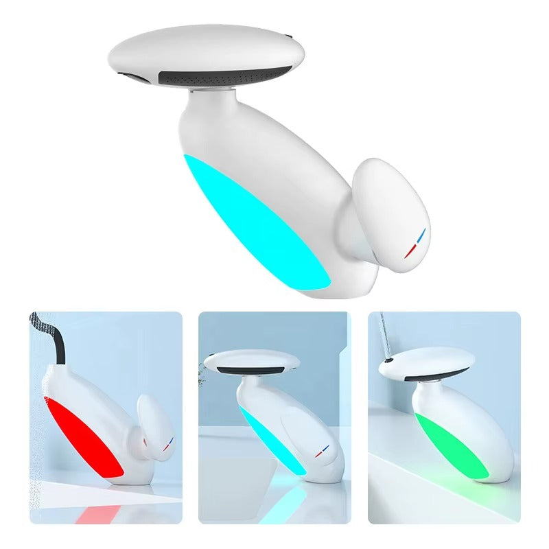 LED Ambient Light Wash Basin Pull Out Lavatory Basin Faucet Bathroom Faucets