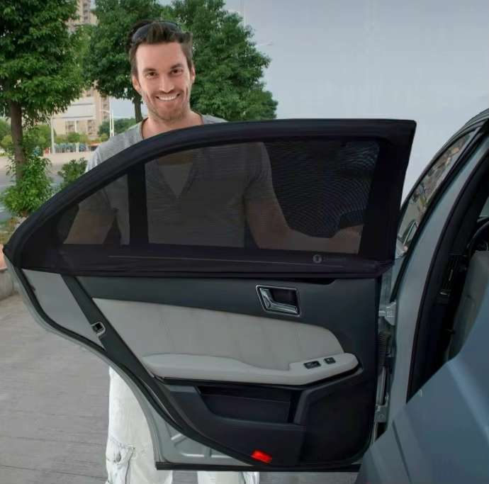 طقم واقي شمس السيارة القابل للطي  (2قطع)